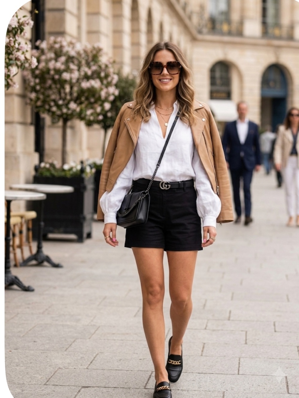 LOFT Black Women's Tailored Stretch Shorts